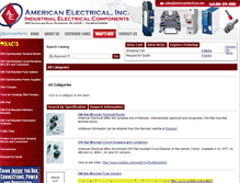 Tablet Screenshot of catalog.americanelectrical.com
